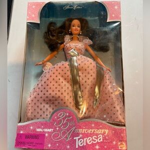 Barbie 35th anniversary Walmart Teresa NIB